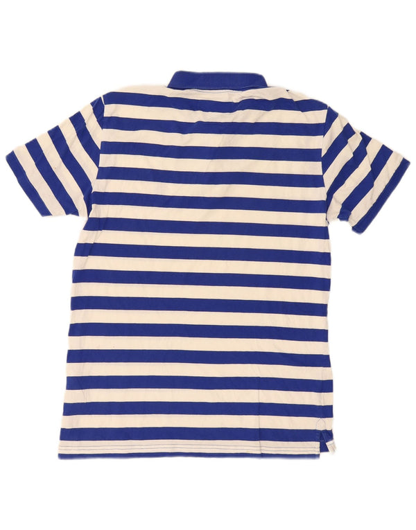 Polo Penguin da uomo vestibilità regolare in cotone a righe blu medio