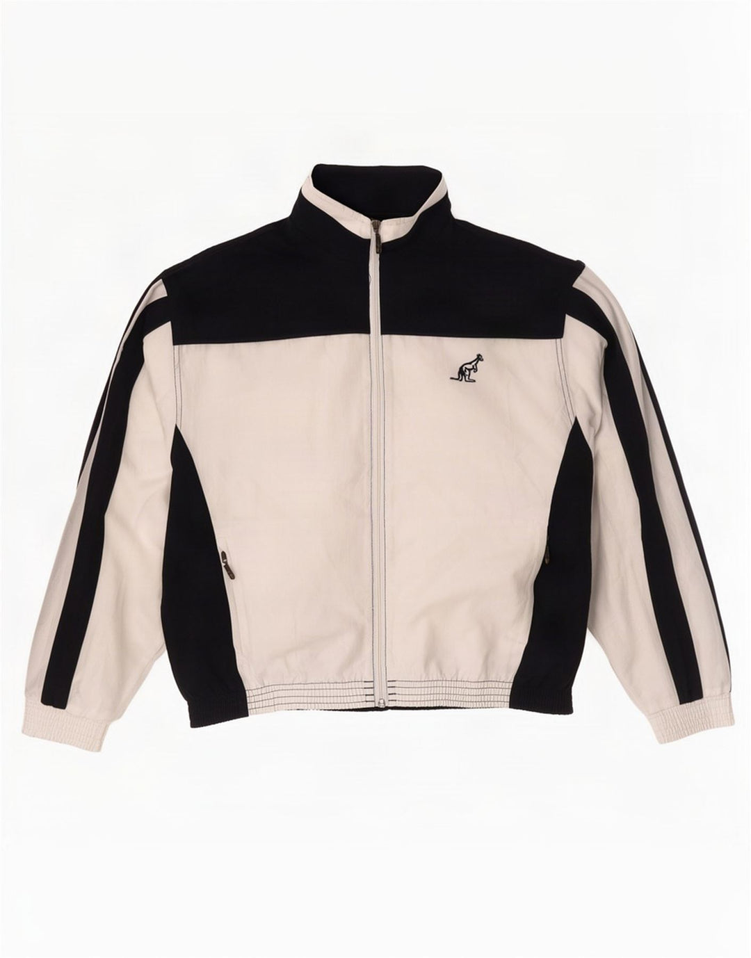 AUSTRALIAN L'ALPINA Giacca da tuta da uomo color block bianco medio