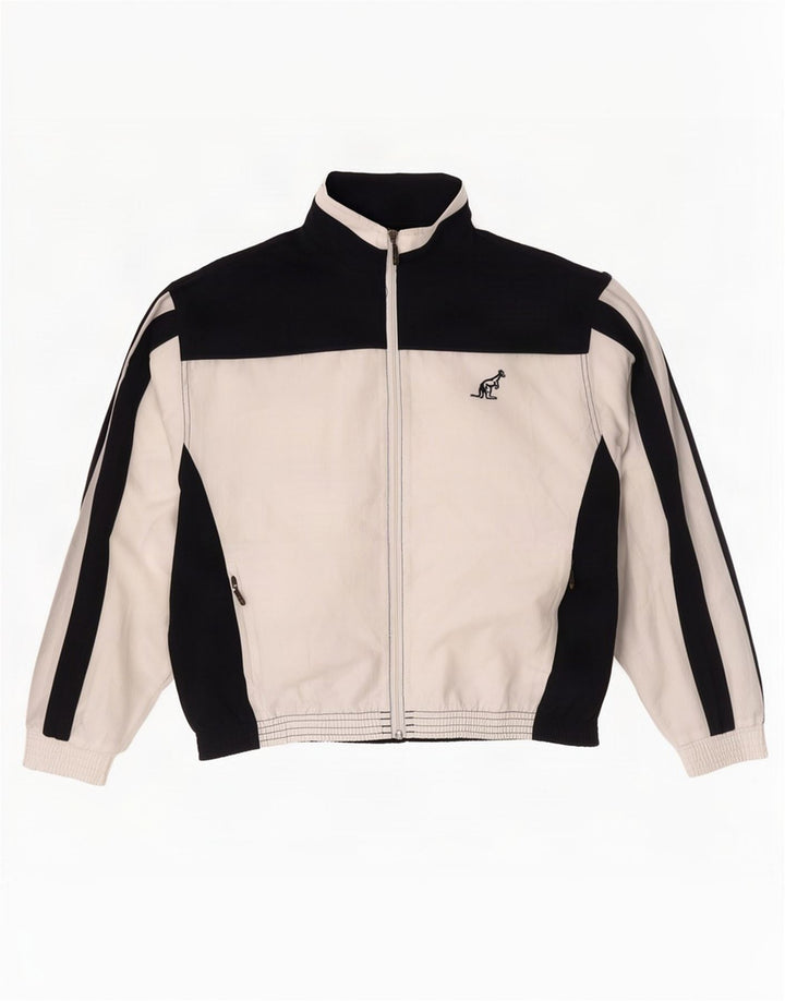 AUSTRALIAN L'ALPINA Giacca da tuta da uomo color block bianco medio