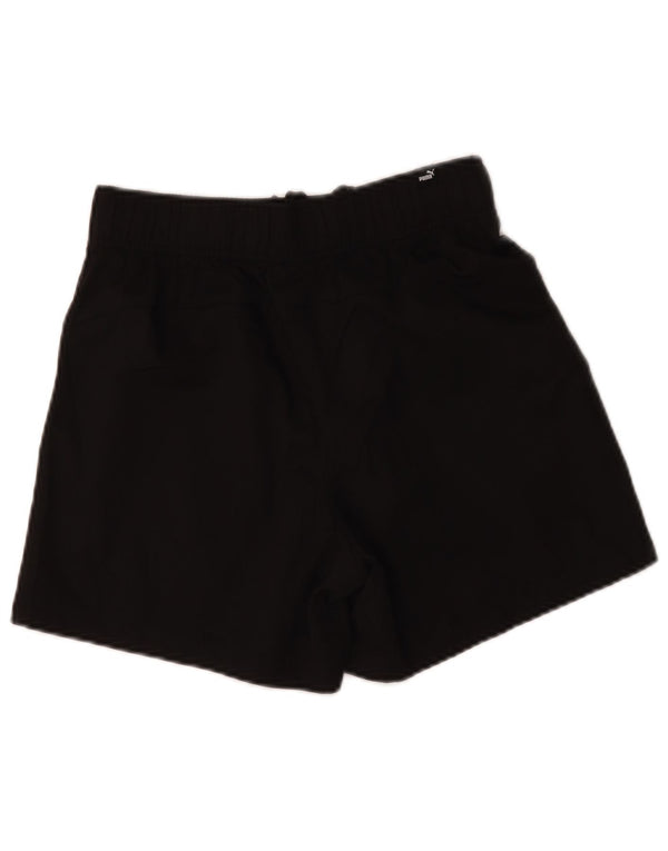 Pantaloncini sportivi grafici da uomo Puma piccoli in poliestere nero