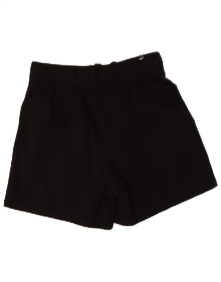 Pantaloncini sportivi grafici da uomo Puma piccoli in poliestere nero
