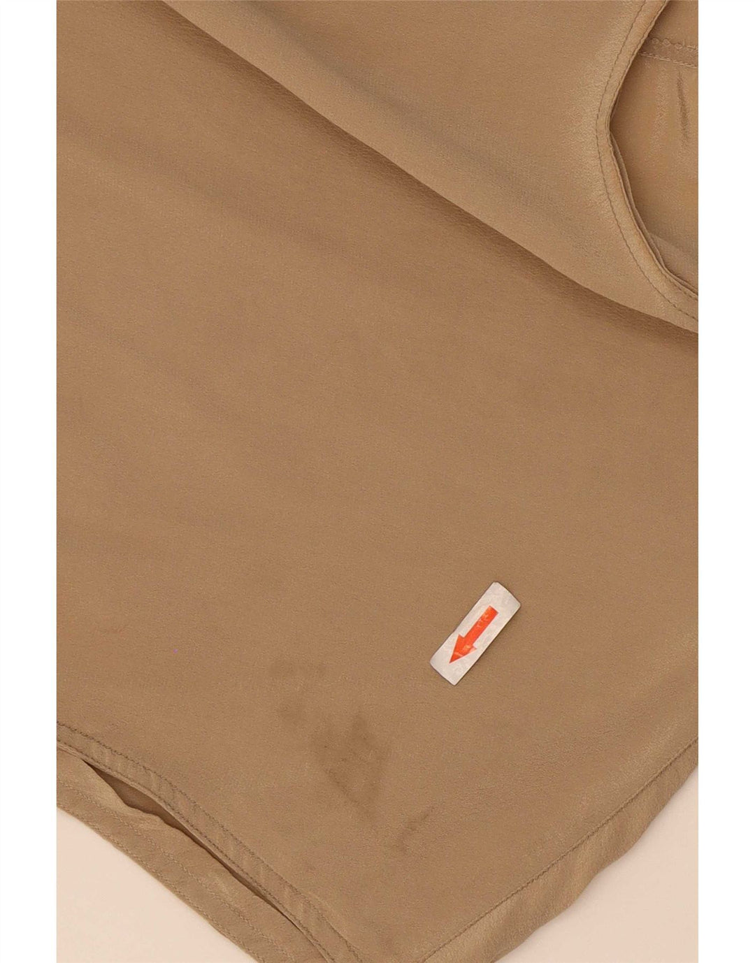 Camicetta vintage da donna Top UK 16 grande marrone
