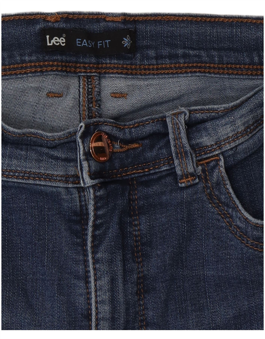 Jeans Capri da donna Lee US 10 Large W30 L23 Cotone blu