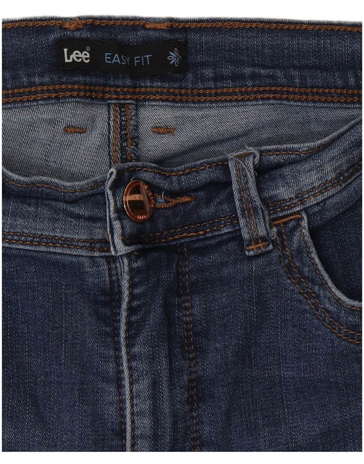 Jeans Capri da donna Lee US 10 Large W30 L23 Cotone blu