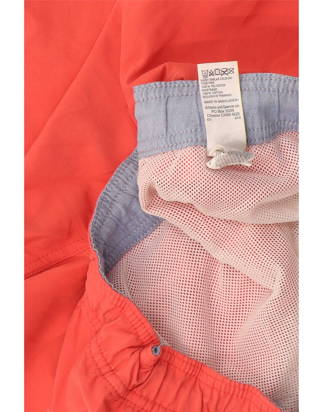 Pantaloncini da bagno da uomo Marks & Spencer 2XL cotone arancione