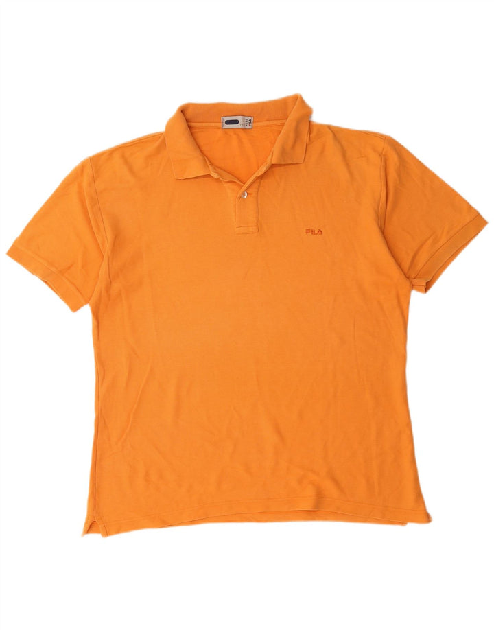 Polo Uomo Fila IT 50 Cotone Arancione Medio