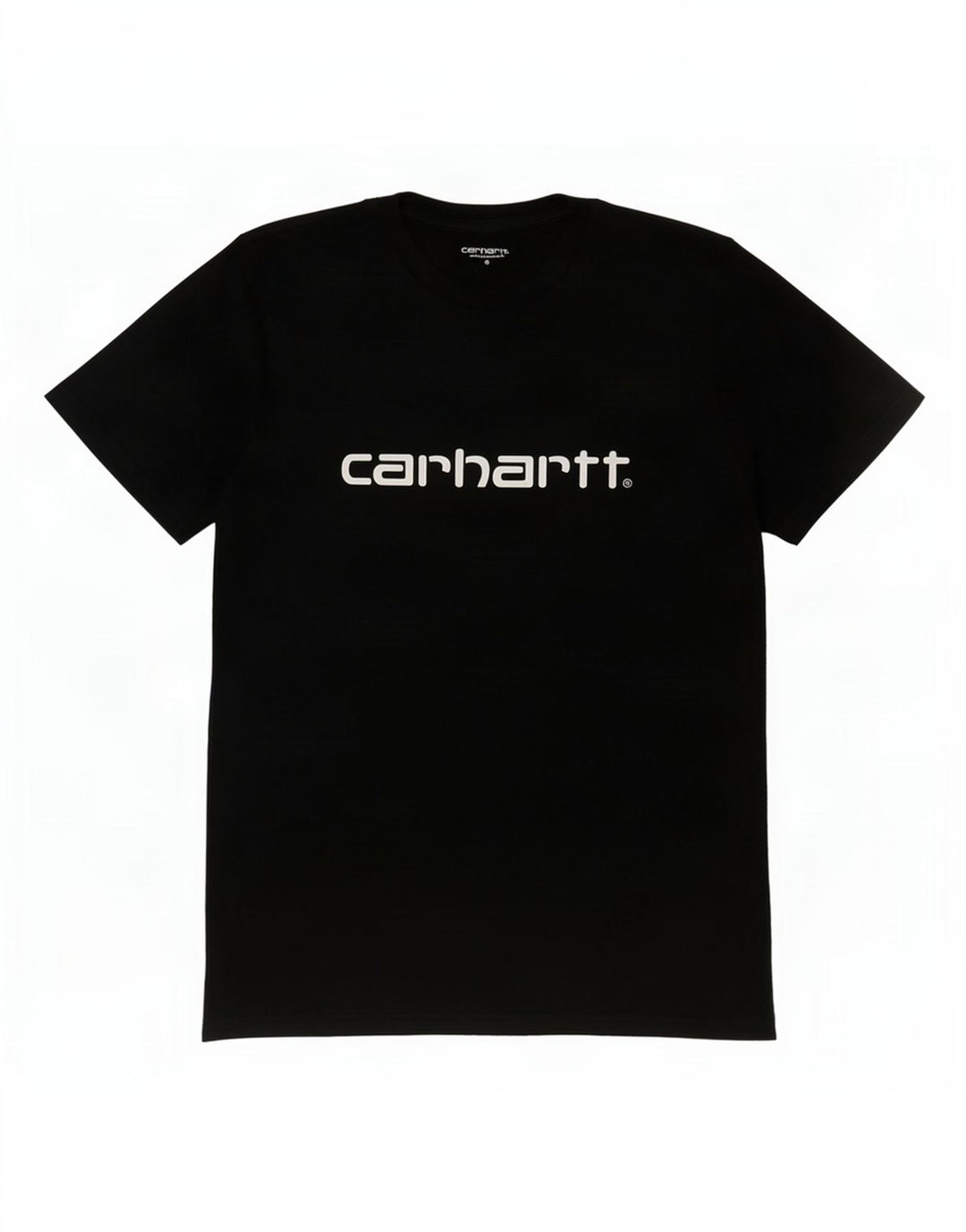 T-shirt grafica da uomo Carhartt Top piccola in cotone nero
