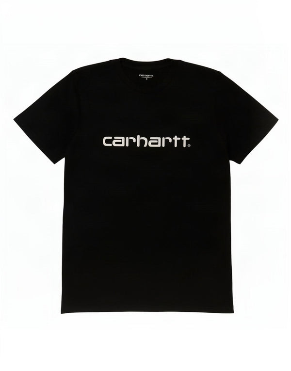 Carhartt Mens Graphic T-Shirt Top Small Black Cotton