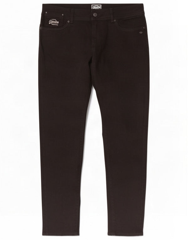 Jeans slim da donna Superdry W30 L30 cotone nero