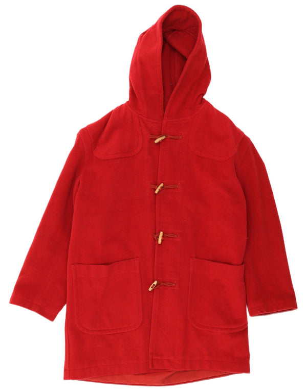 Montgomery oversize con cappuccio da donna Sisley UK 16 Large Rosso Lana