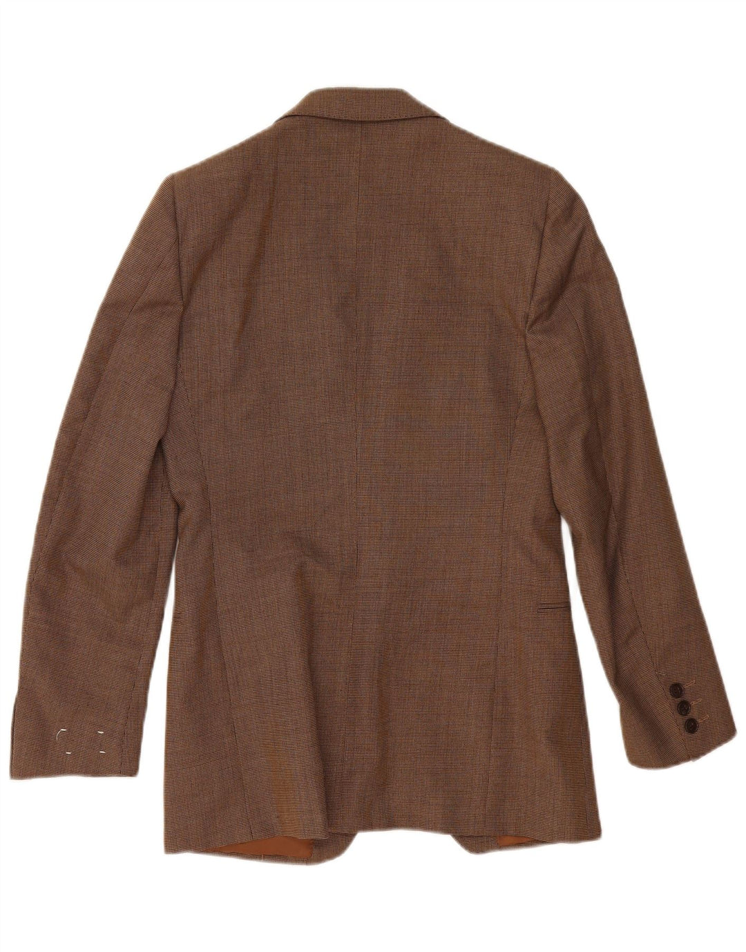 Giacca blazer vintage da uomo a 2 bottoni IT 48 poliestere marrone medio