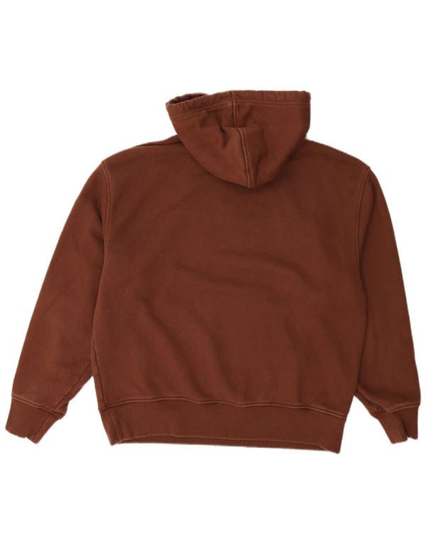 Maglione oversize con cappuccio da donna The North Face UK 10 piccolo cotone marrone