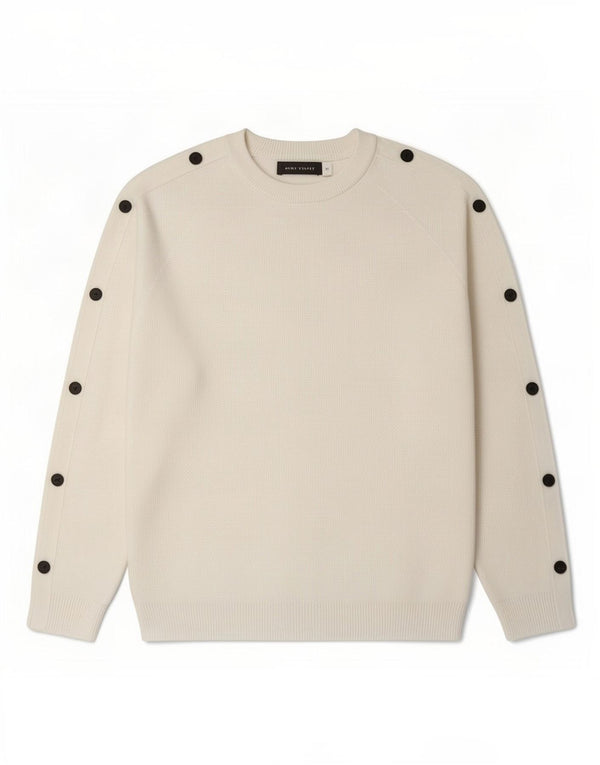Maglione maglione girocollo da donna vestibilità ampia MINT VELVET UK 6 XS bianco modal
