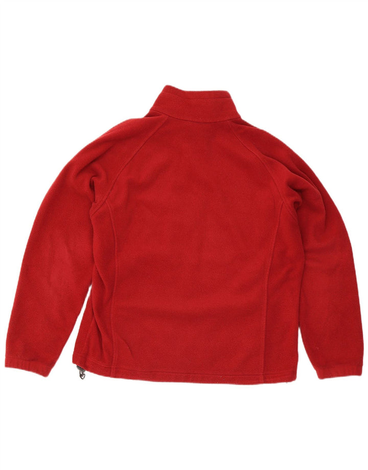 Giacca in pile oversize da donna Columbia UK 16 Large Rosso Poliestere