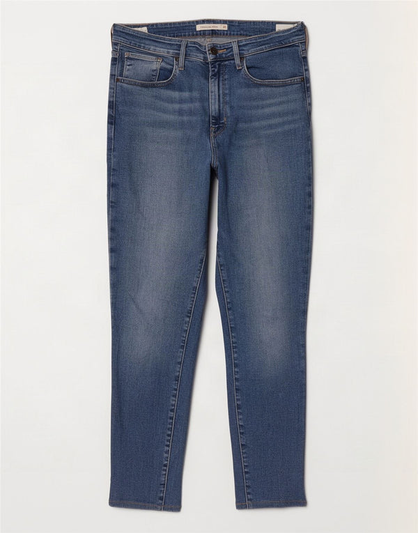Jeans skinny Levi's da donna 721 crop a vita alta W31 L26 cotone blu