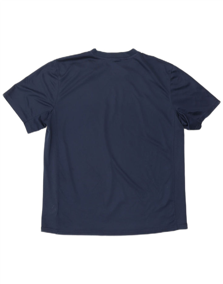 T-shirt Nike da uomo Dri Fit Top XL blu navy in poliestere