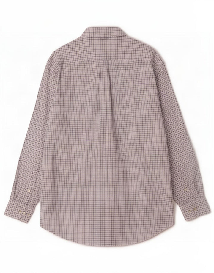 Camicia da uomo Tommy Hilfiger grande cotone a quadri bianchi