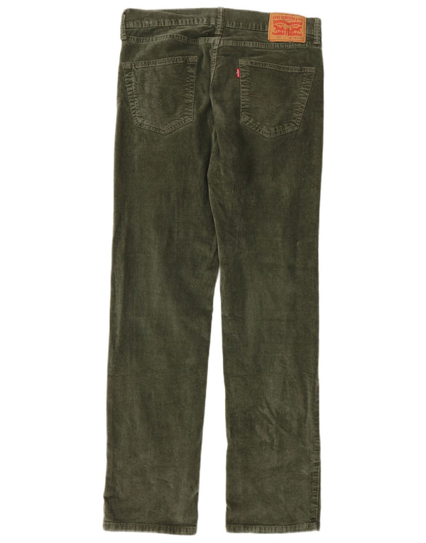 Levi's Uomo 751 Pantaloni dritti in velluto a coste W34 L34 Cotone kaki
