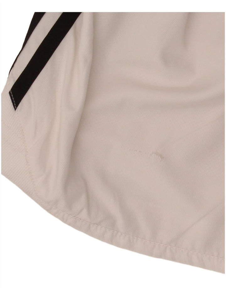 Pantaloncini sportivi Adidas Climalite Bermuda da uomo XL poliestere bianco