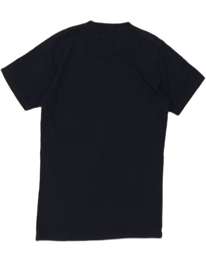 T-shirt da uomo dalla vestibilità classica VANS, piccola, in cotone blu navy