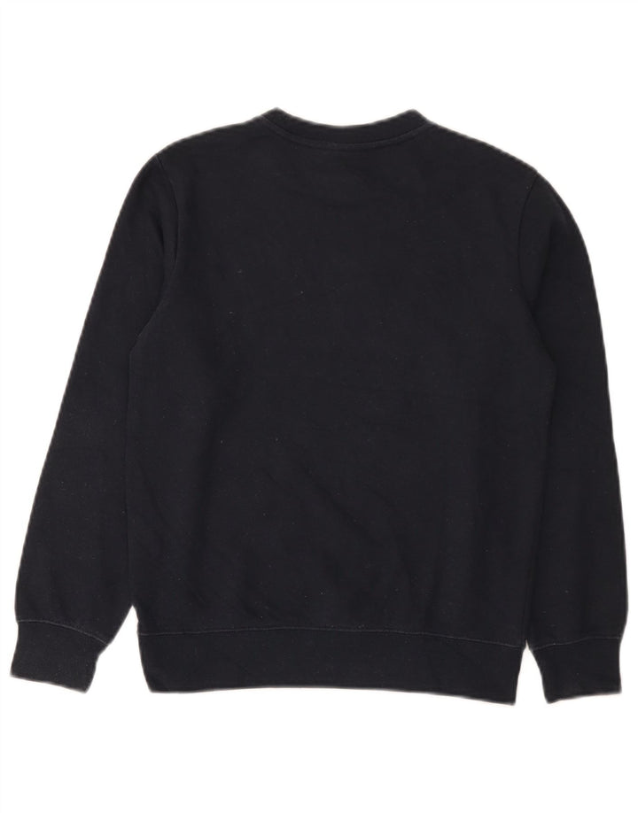 Felpa con grafica Champion per ragazzi, 9-10 anni, cotone medio blu navy
