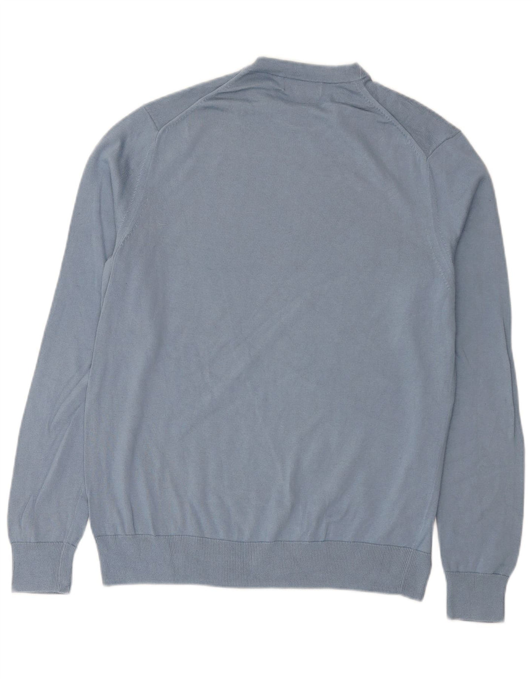 FRED PERRY Maglione da uomo girocollo grande cotone blu