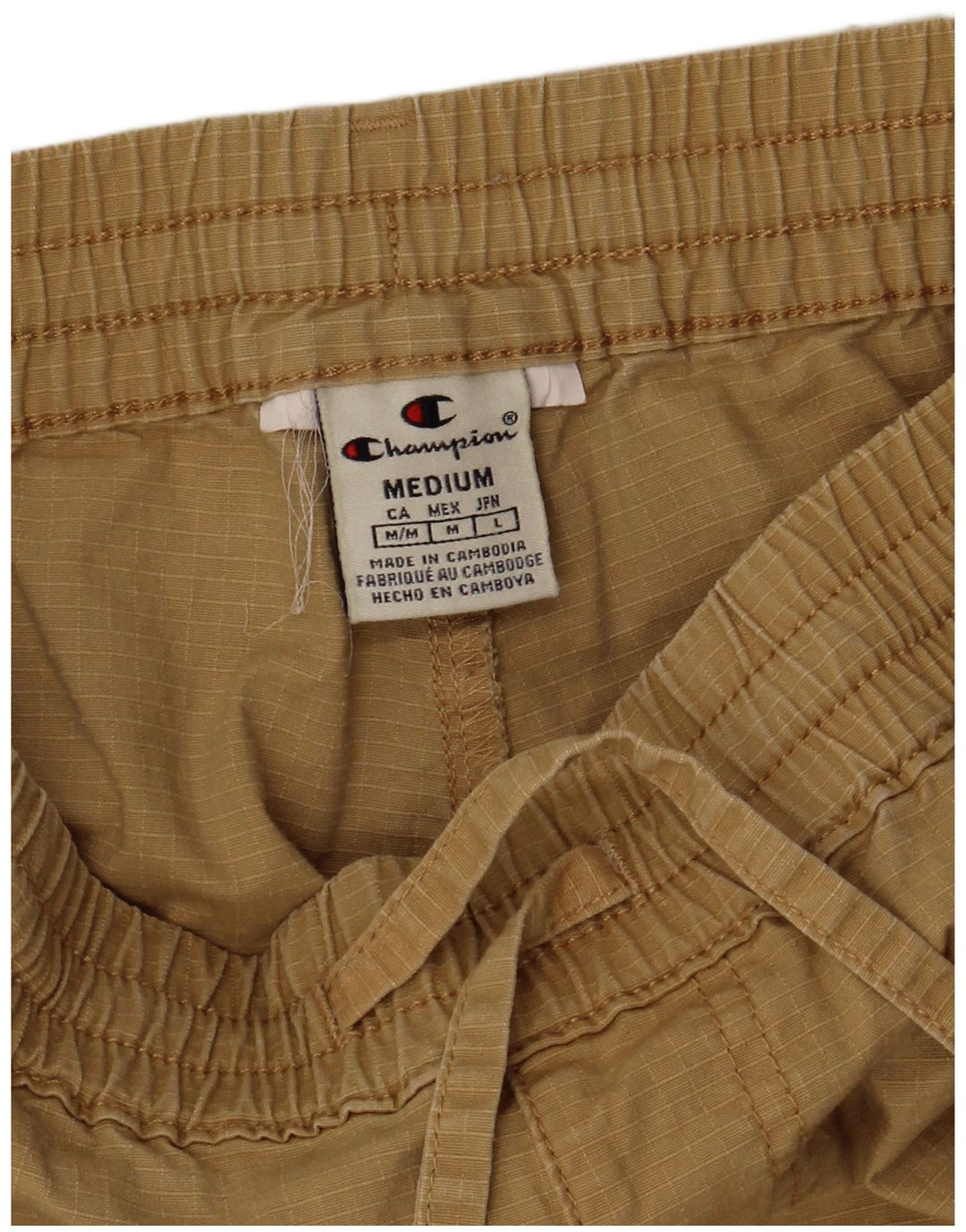 Pantaloni cargo da jogging da uomo Champion medi W32 L28 Beige