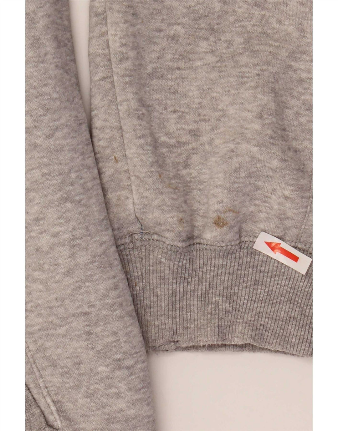 Giacca da ginnastica da uomo Adidas XL in cotone chiazzato grigio