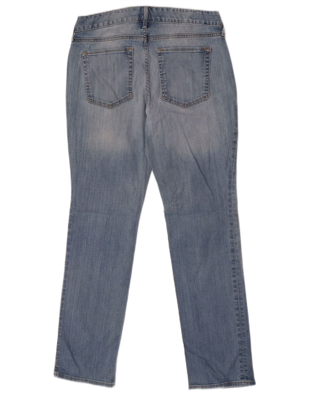 Jeans dritti curvy da donna Eddie Bauer US 6 medio W28 L29 cotone blu