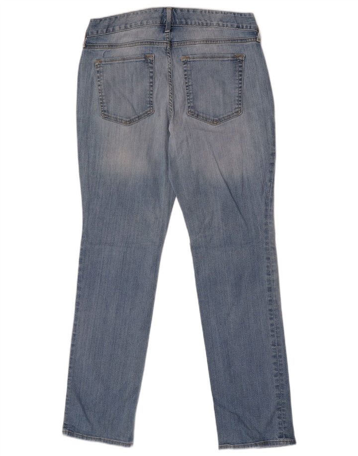 Jeans dritti curvy da donna Eddie Bauer US 6 medio W28 L29 cotone blu