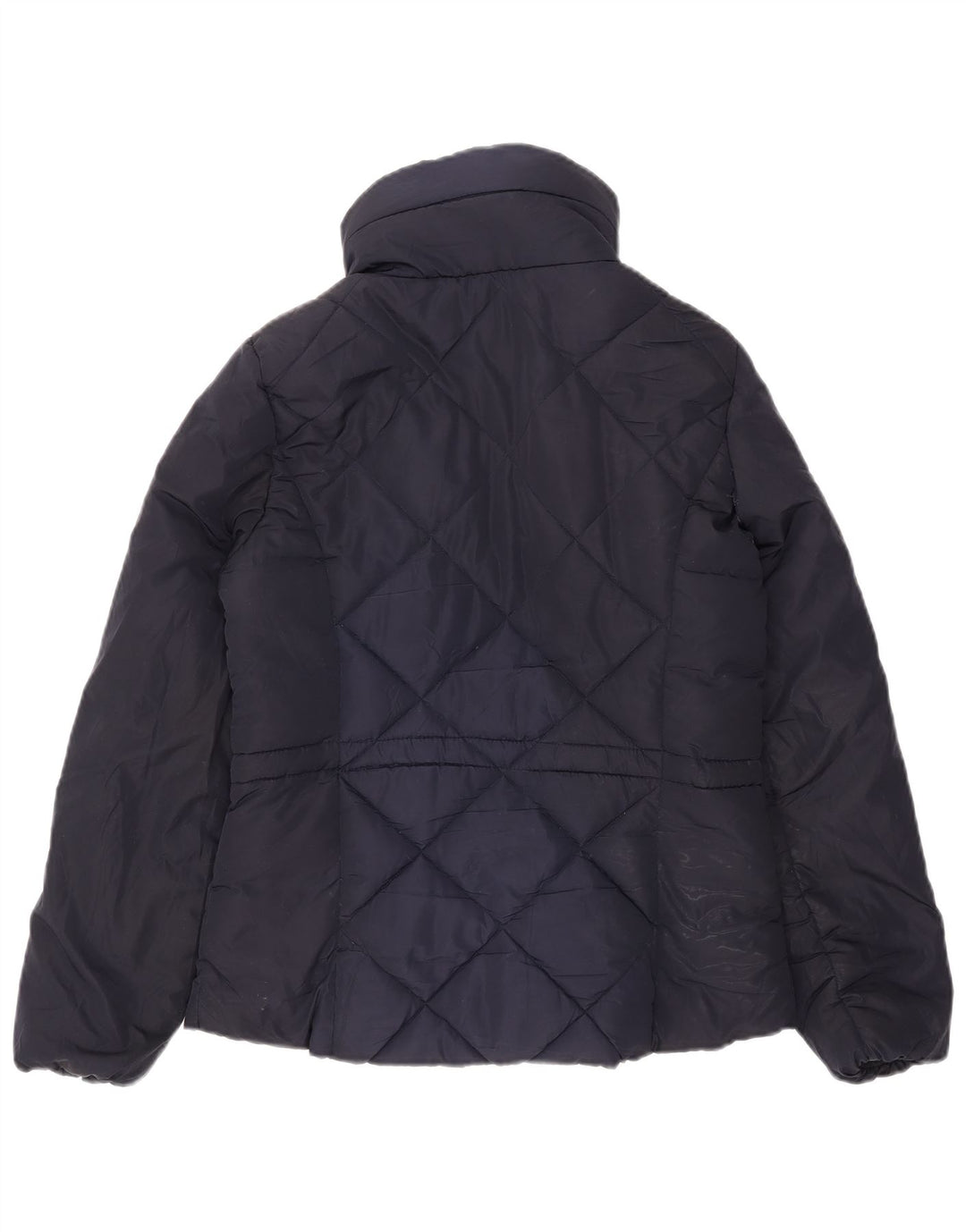 Giacca imbottita trapuntata da donna Marks & Spencer UK 10 piccola blu navy