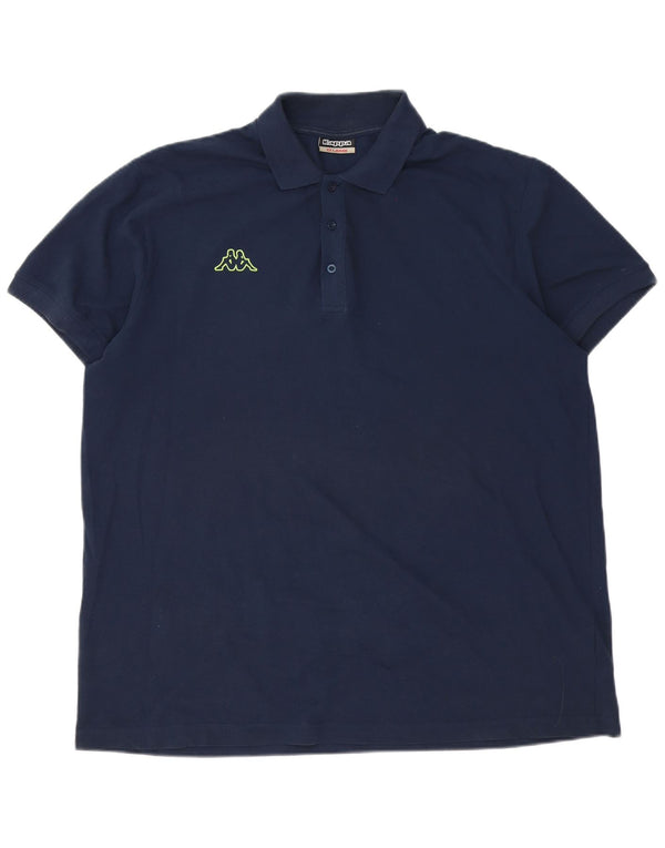 Polo Kappa Uomo 2XL Cotone Blu Navy