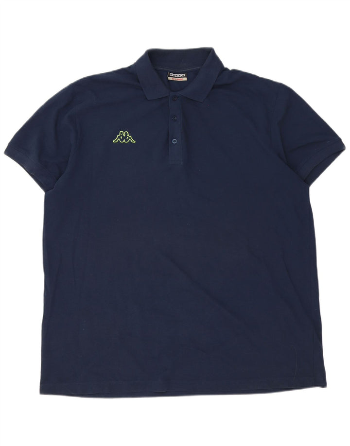 Polo Kappa Uomo 2XL Cotone Blu Navy