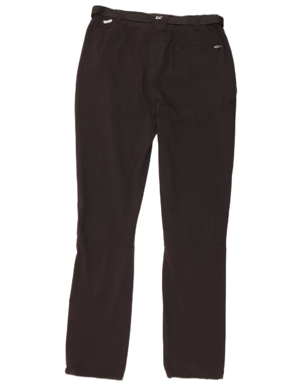 Pantaloni cargo slim da donna REGATTA UK 10 Small W27 L31 Nero Poliammide