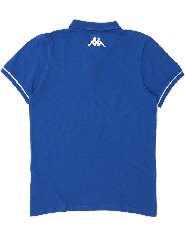 KAPPA Mens Polo Shirt Medium Blue Cotton Vintage Kappa and Second-Hand Kappa from Messina Hembry 
