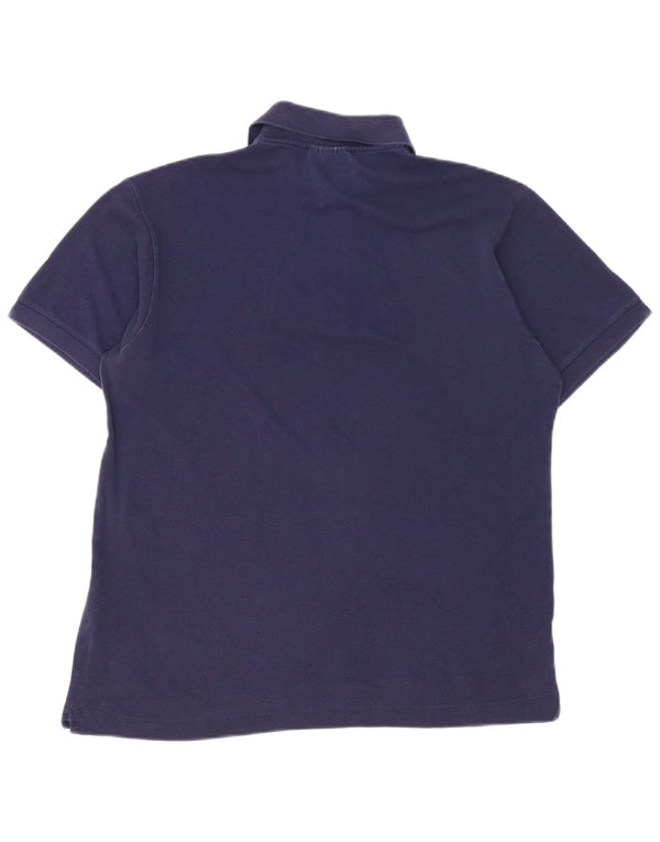 Polo LACOSTE da uomo vestibilità classica taglia 5 grande in cotone blu navy
