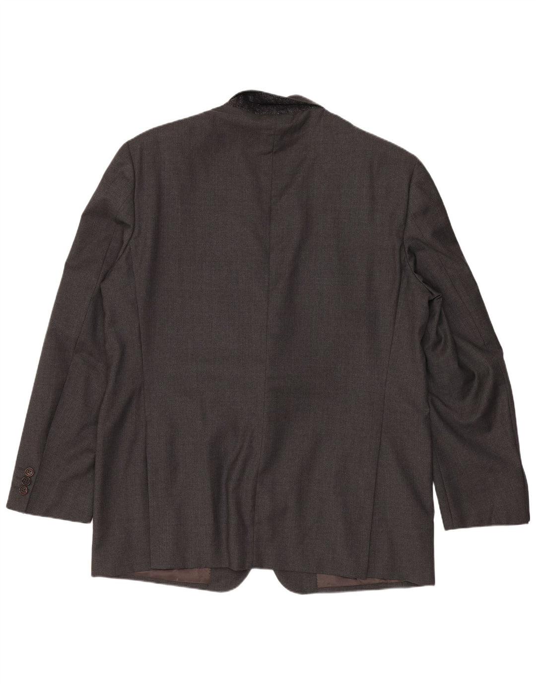 Giacca blazer a 2 bottoni da uomo della Tasmania IT 52 XL in lana grigia