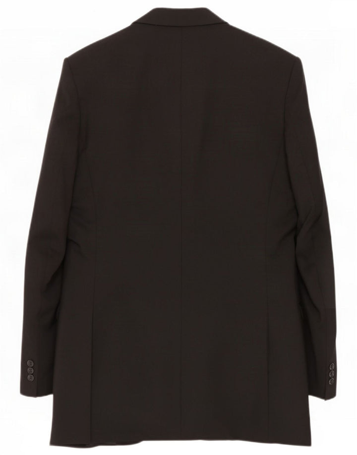 Marks & Spencer Giacca blazer a 3 bottoni da uomo UK 38 Poliestere nero medio