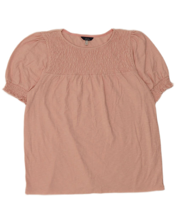 Top camicetta da donna Joules UK 12 cotone rosa medio
