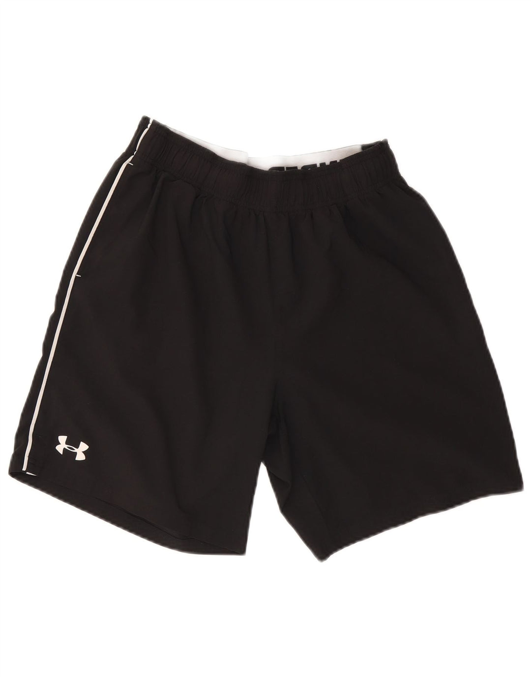 Pantaloncini sportivi da uomo Under Armour medio nero poliestere sportivo