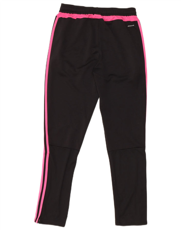 Pantaloni della tuta ADIDAS da ragazza Climacool 13-14 anni in poliestere nero