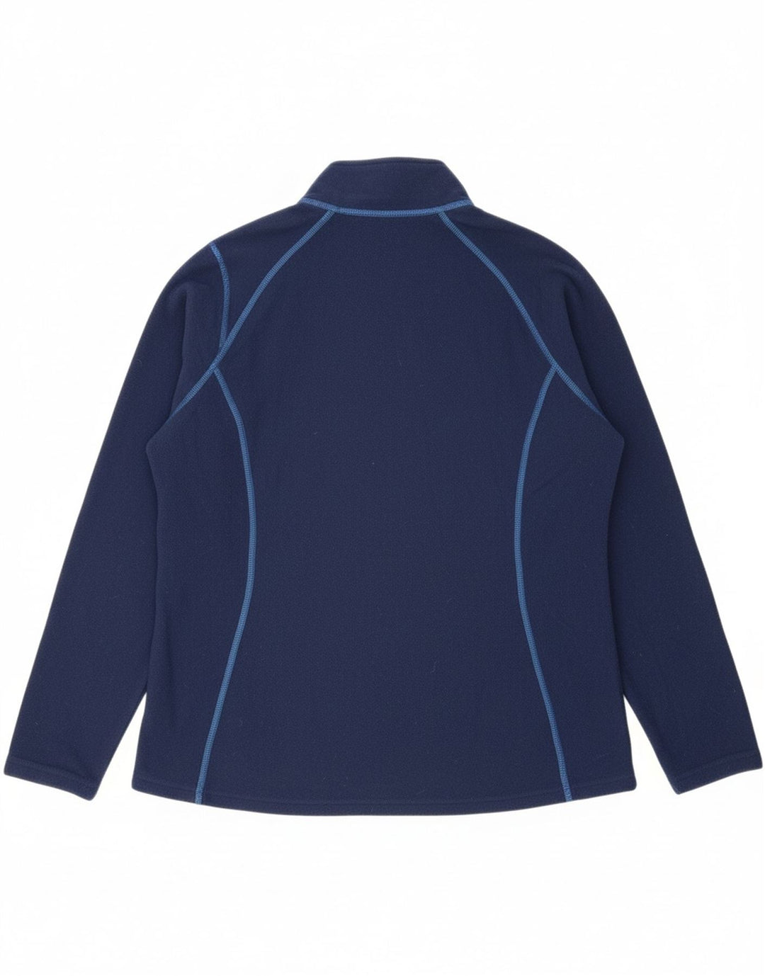 EDDIE BAUER Womens Fleece Jacket UK 18 XL Navy Blue Polyester Vintage Eddie Bauer and Second-Hand Eddie Bauer from Messina Hembry 