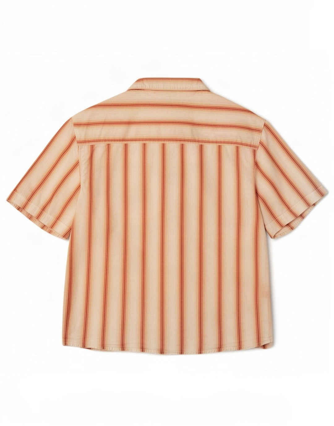 Camicia a maniche corte da donna Levi's UK 14 Cotone a righe bianche medie