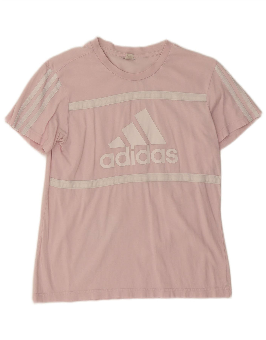 T-shirt grafica da donna Adidas Top UK 12 rosa medio