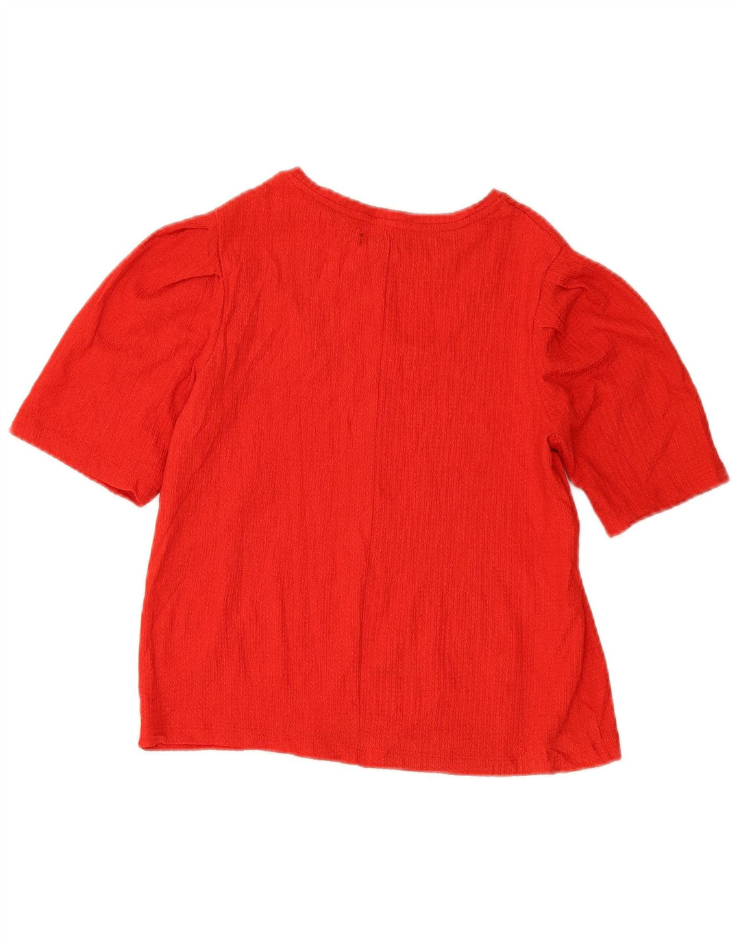Top in camicetta da donna Zara UK 12 rosso medio
