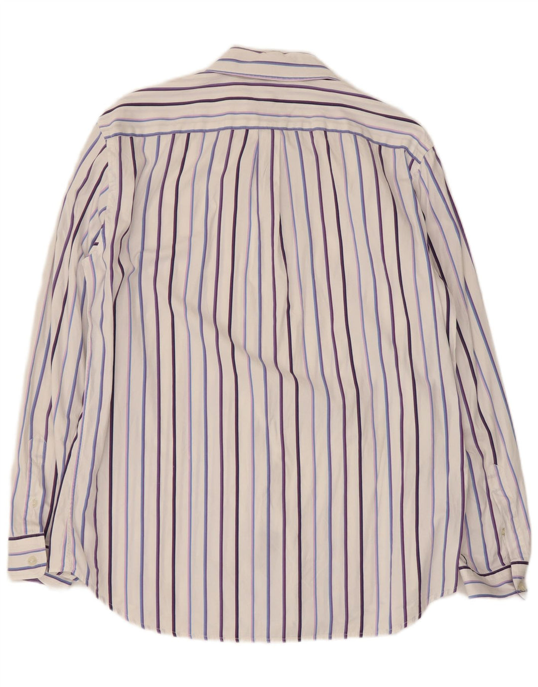 Camicia da uomo Harmont & Blaine XL in cotone gessato bianco