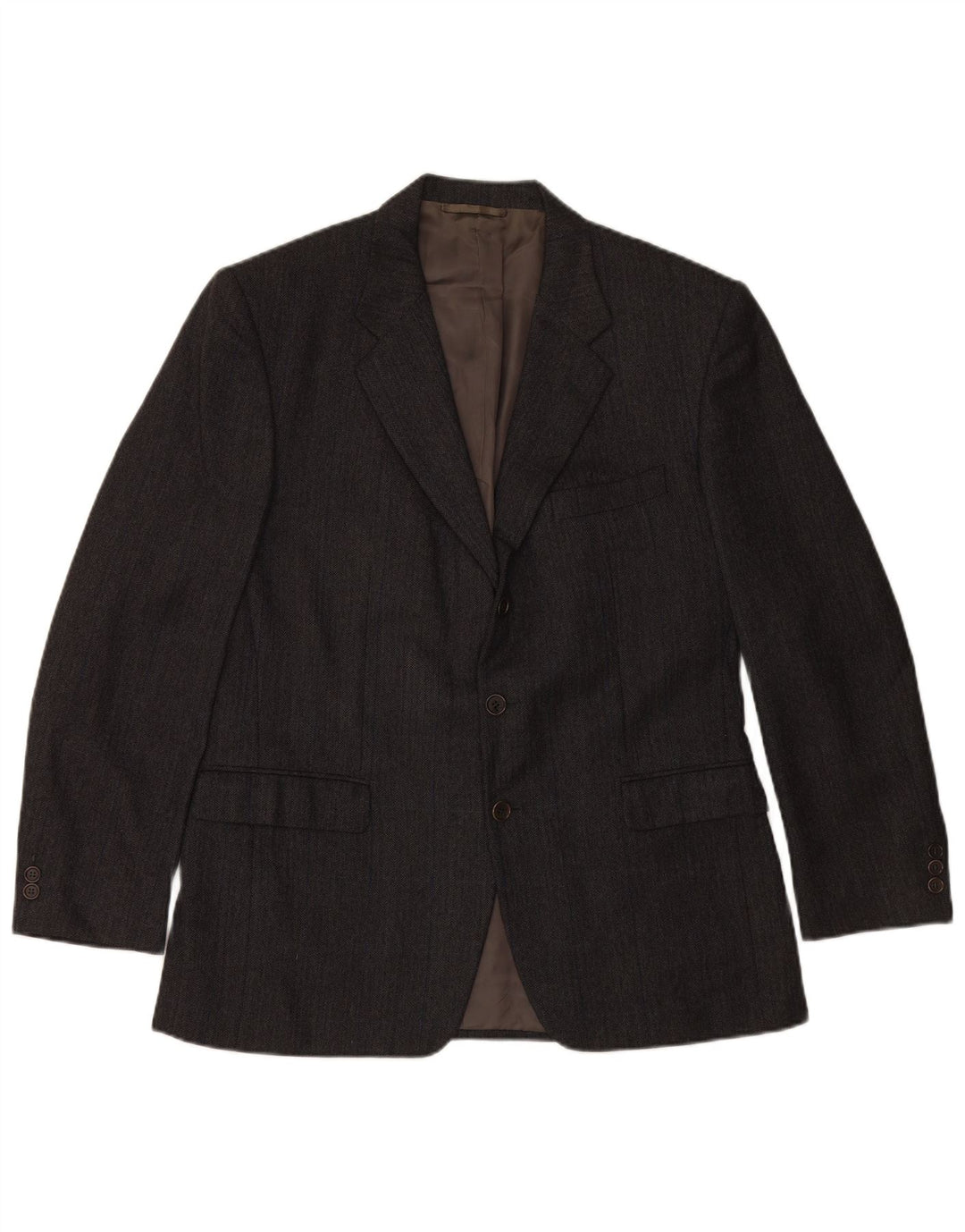 Giacca blazer da uomo ING LORO PIONA & CO. IT 52 XL Nera a spina di pesce