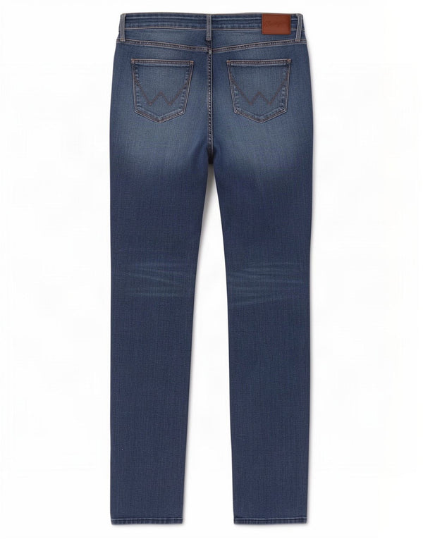 Jeans slim da donna Wrangler W31 L34 cotone blu