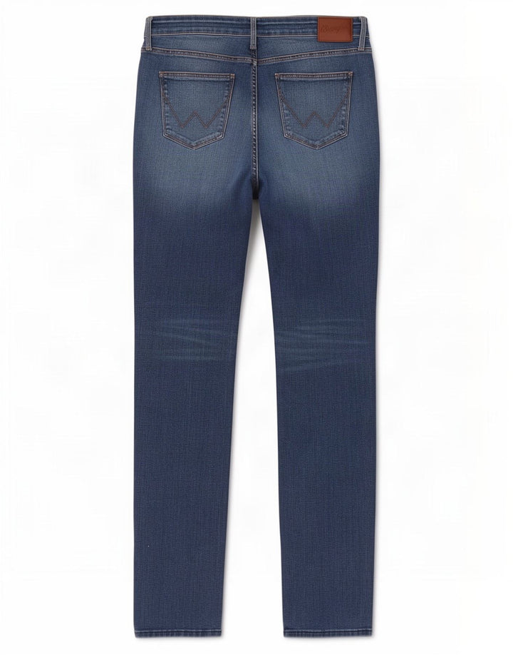 Jeans slim da donna Wrangler W31 L34 cotone blu
