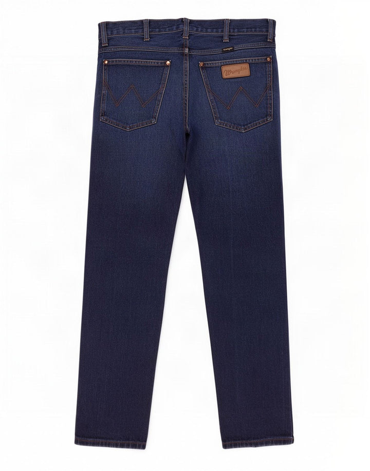 Jeans dritti da uomo Wrangler W32 L32 cotone blu